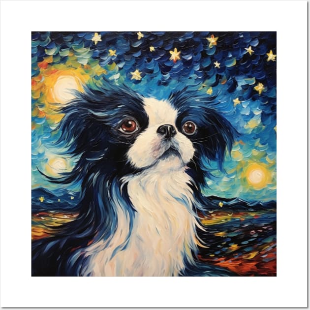 Japanese Chin Painting Wall Art by NatashaCuteShop